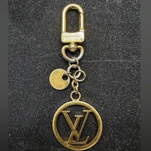 Authentic Louis Vuitton Brass-Tone Keychain